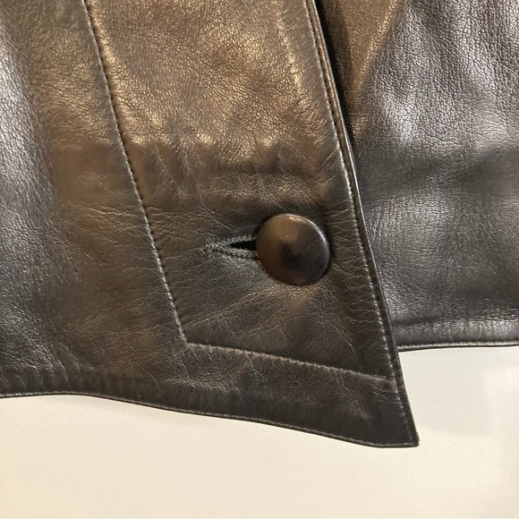 CLAUDE  MONTANA Sz 40 Fall/Winter 1984 Lambskin Leather Western Fringe Jacket - Picture 6 of 16